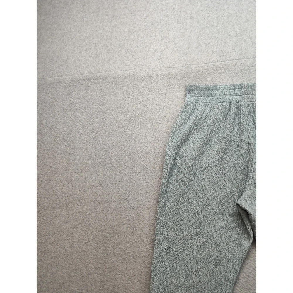 SO Women Athletic Pant S Gray Elastic Waist Pull On Ankle Pockets Drawstring Leg